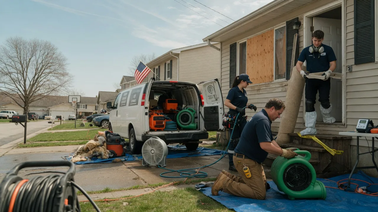 Water Damage Restoration in Sharps, VA near me